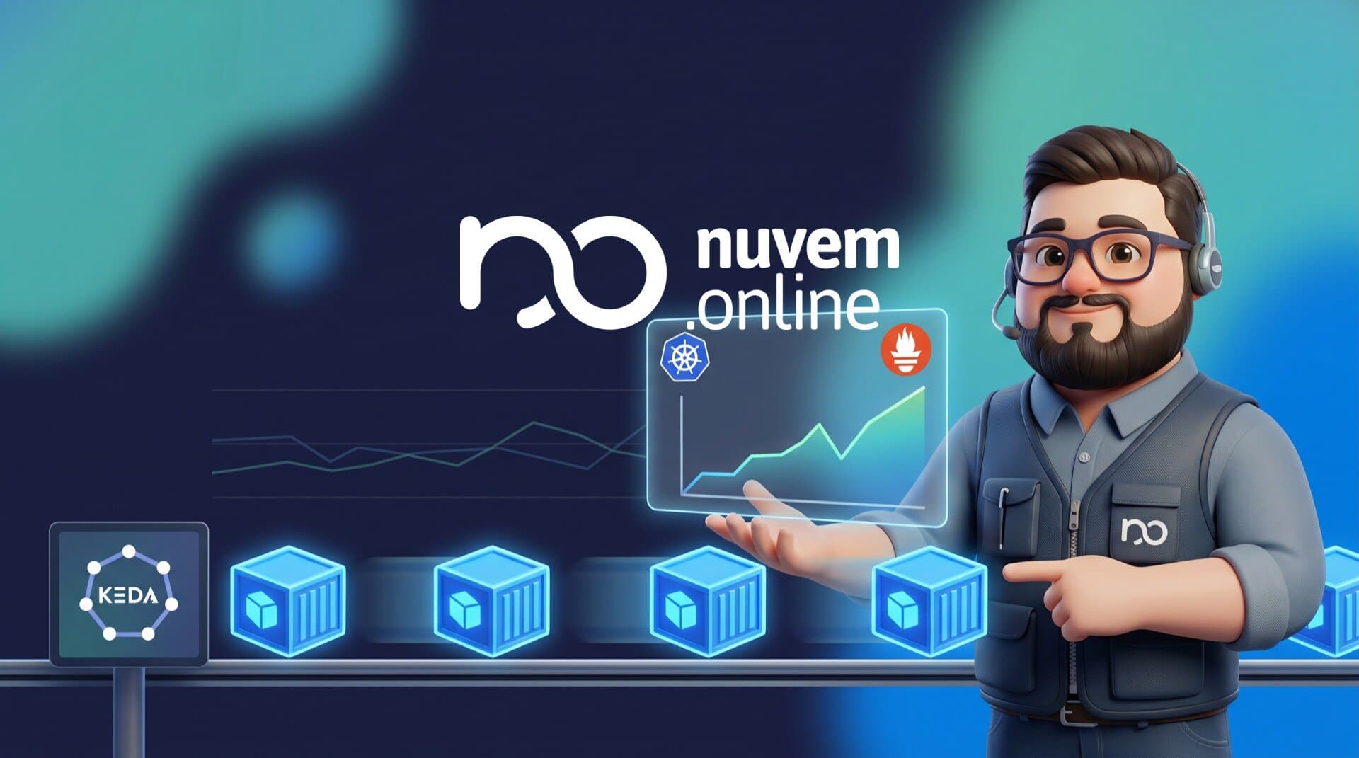 Banner - HPA por CPU não basta: autoscaling por sinal com KEDA, do laboratório à produção
