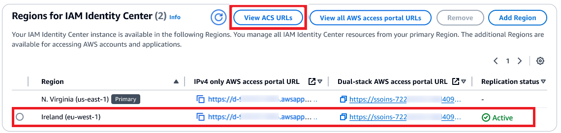 status de replicação