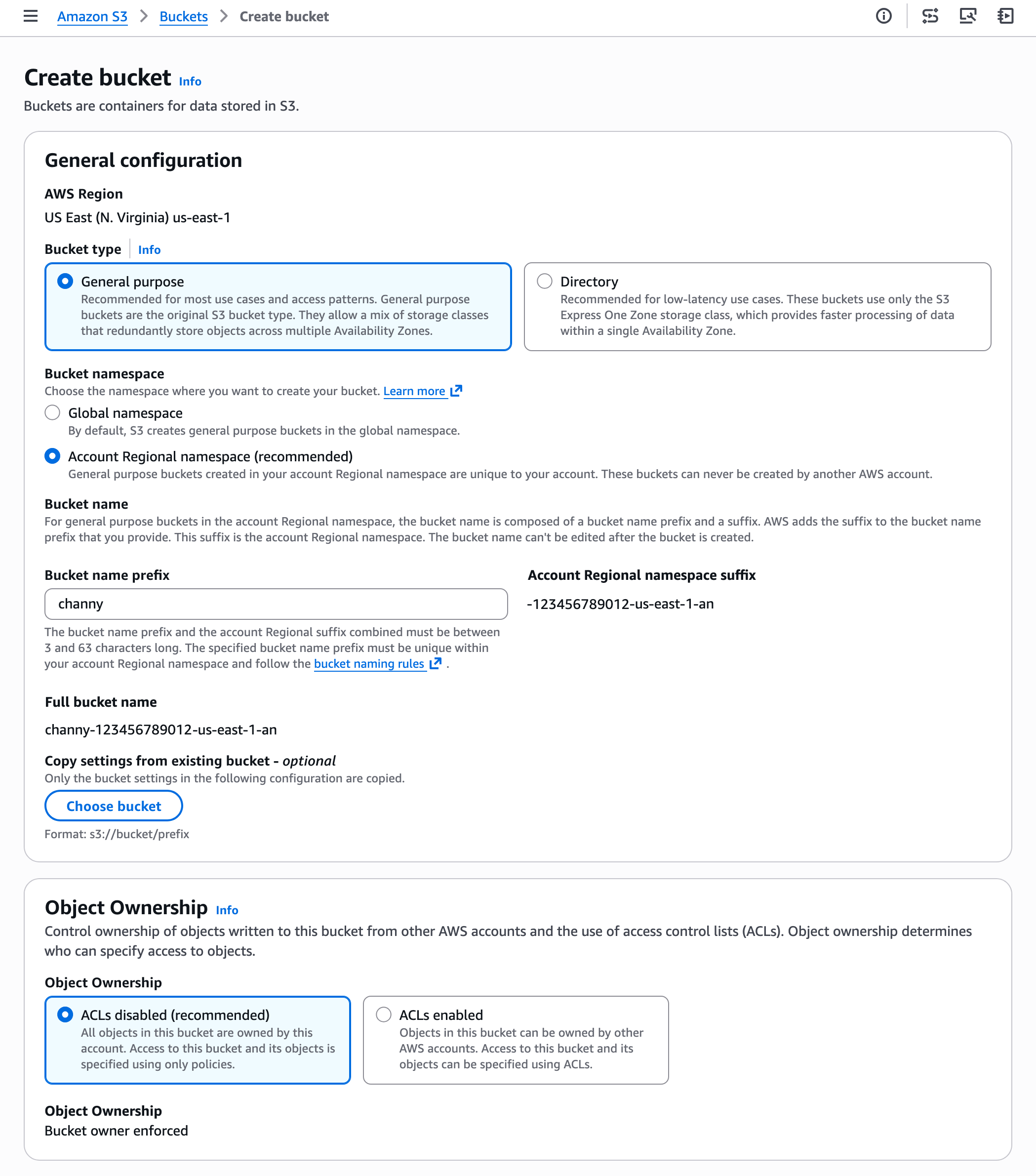 Fluxo de Namespace Regional