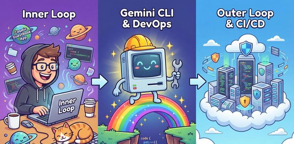 Acelerando o tempo de entrega com a Gemini CLI DevOps Extension