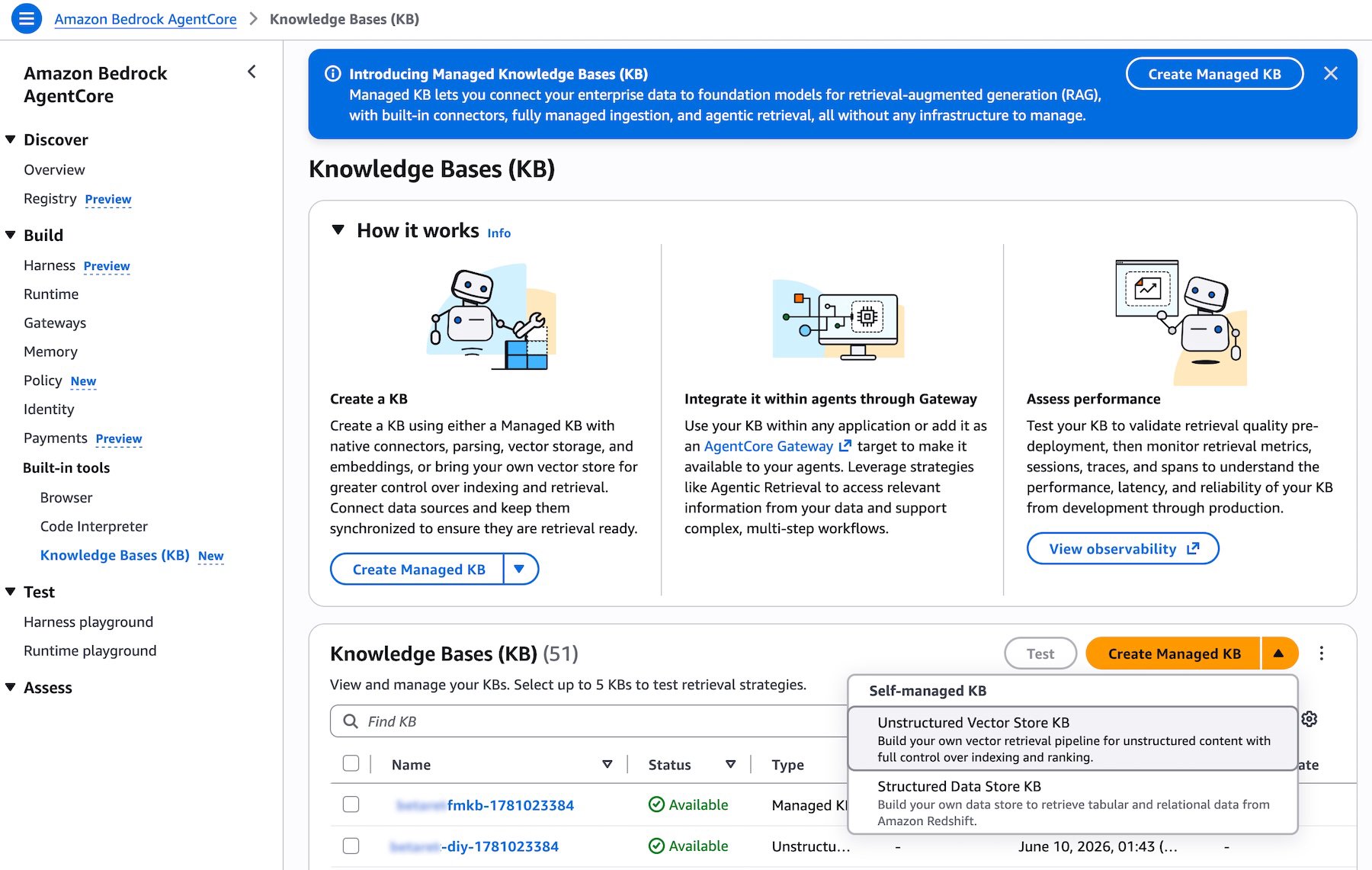 Amazon Bedrock Managed Knowledge Base: RAG gerenciado sem complexidade para aplicações empresariais de IA