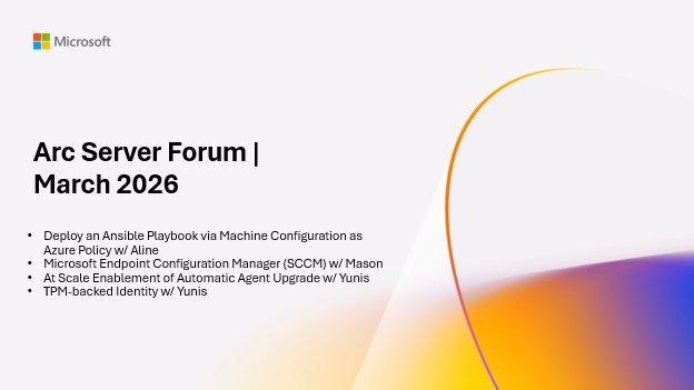 Análise: Principais Atualizações do Azure Arc para Servidores (Março/2026)