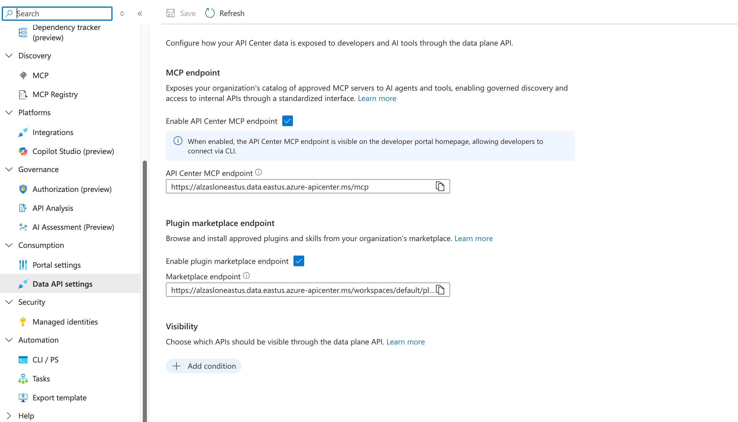 Azure API Center ganha MCP Server de data plane: um ponto único para descobrir APIs e ativos de IA na empresa