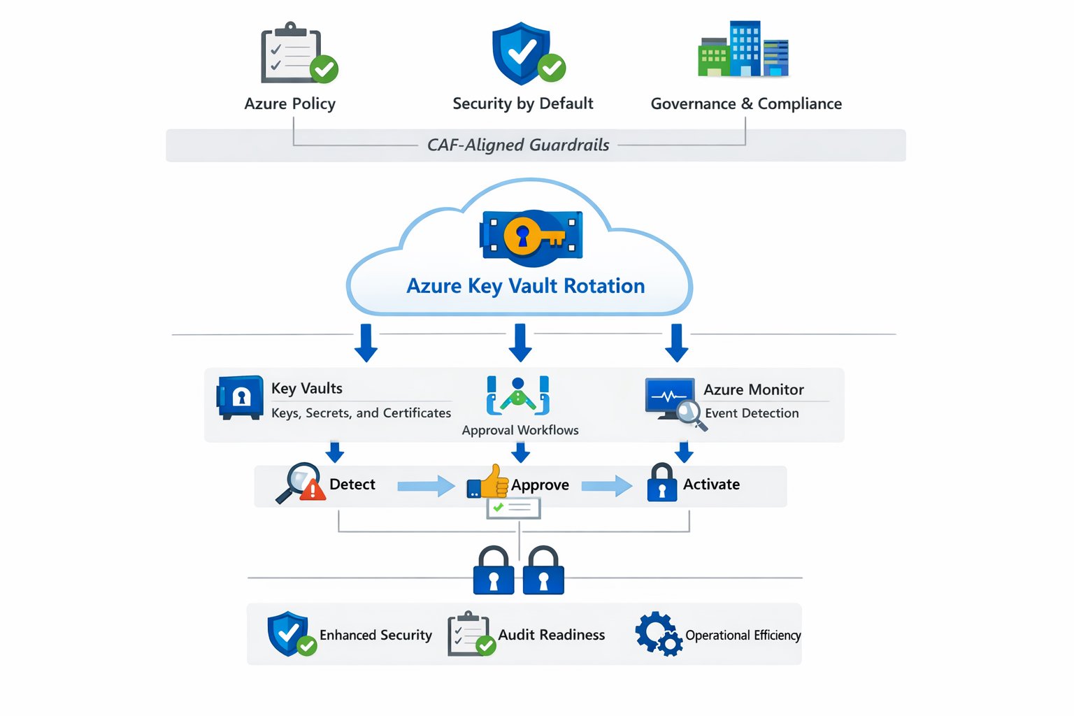 Auto-rotação no Azure Key Vault: Um Guia Estratégico para Governança e Segurança