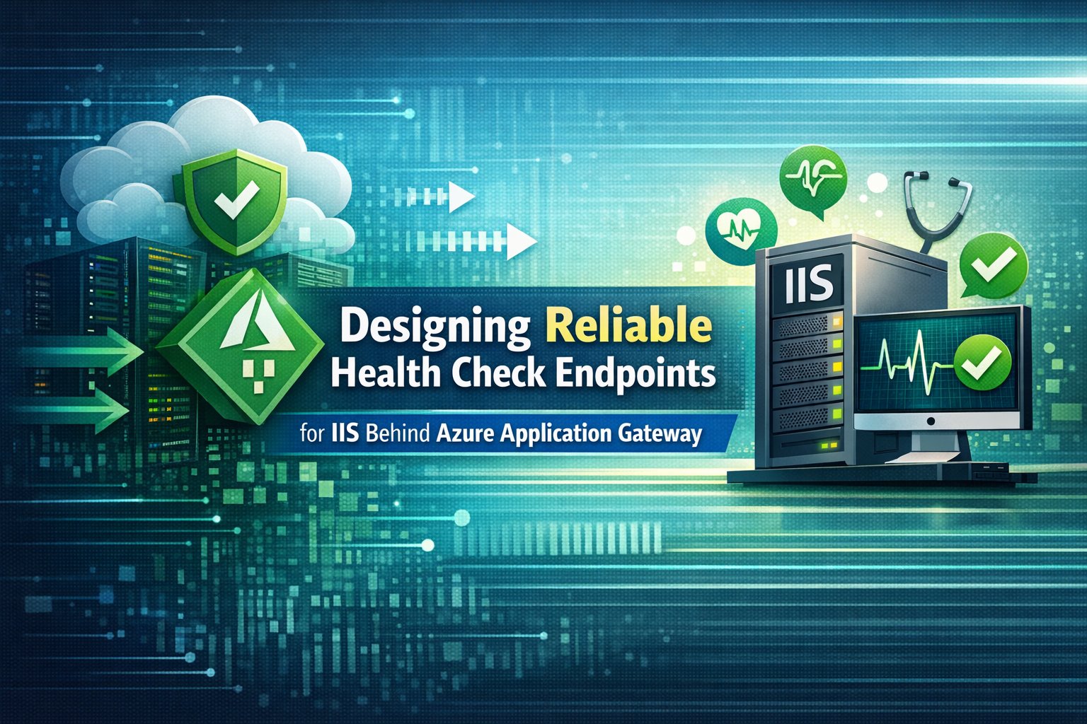 Configurando Health Checks Confiáveis para IIS no Azure Application Gateway