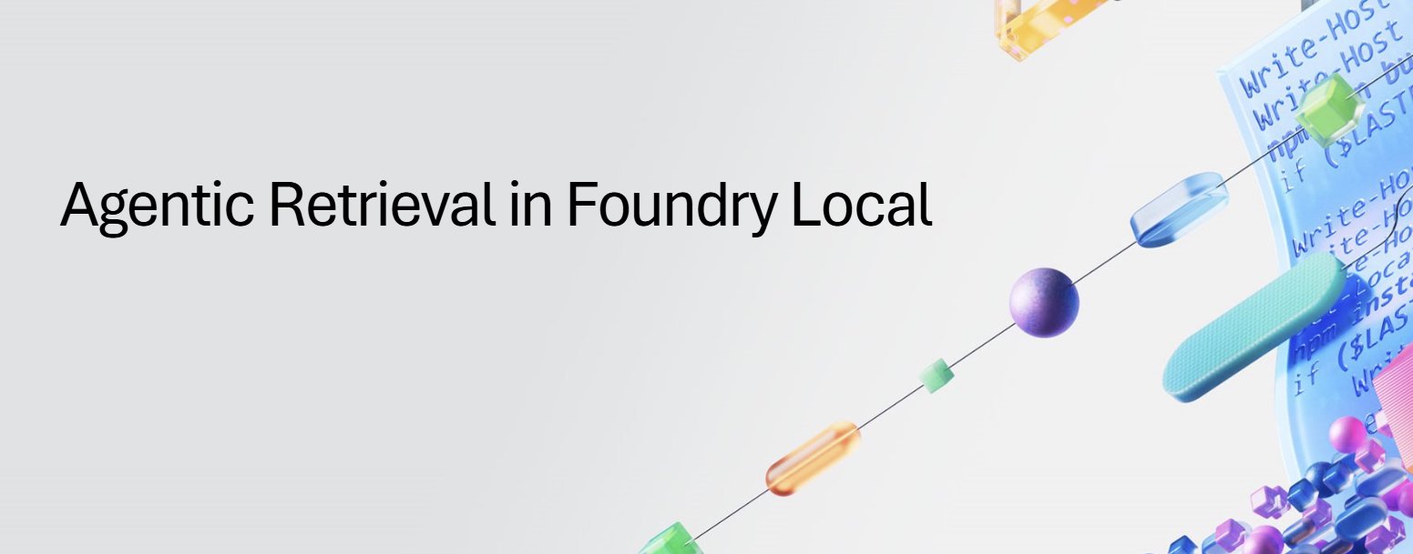 Desbloqueie a Produtividade On-Prem com Agentic Retrieval no Foundry Local