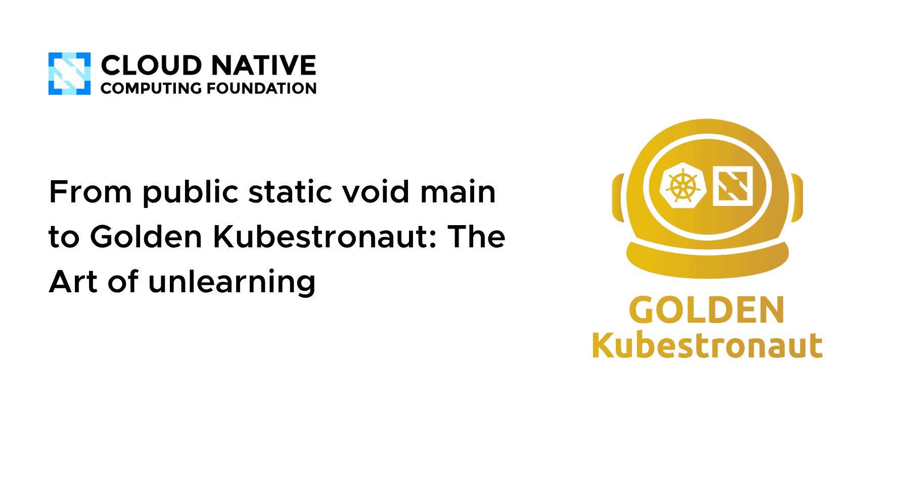 Do 'public static void main' ao Golden Kubestronaut: A Arte do Desaprendizado