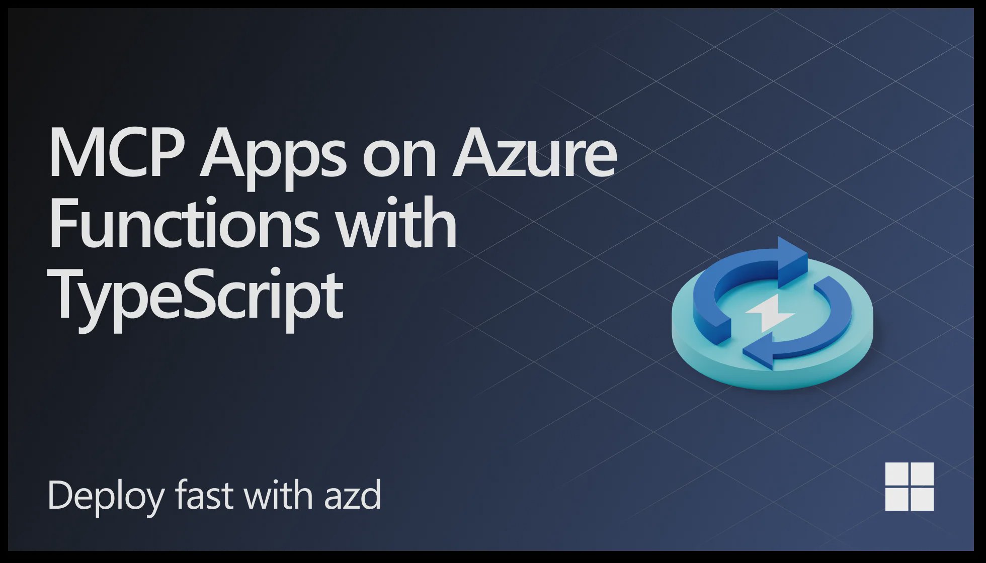 MCP Apps no Azure Functions: Uma nova abordagem para interfaces de IA com TypeScript