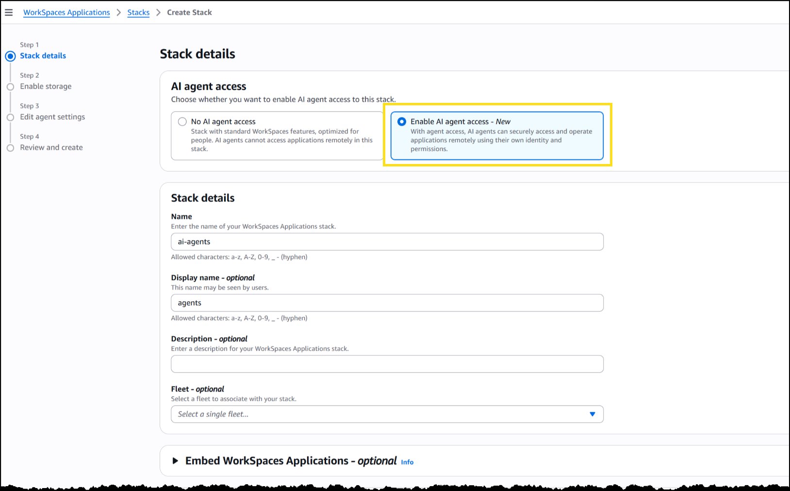 Modernize seus fluxos de trabalho: Amazon WorkSpaces agora integra agentes de IA aos desktops
