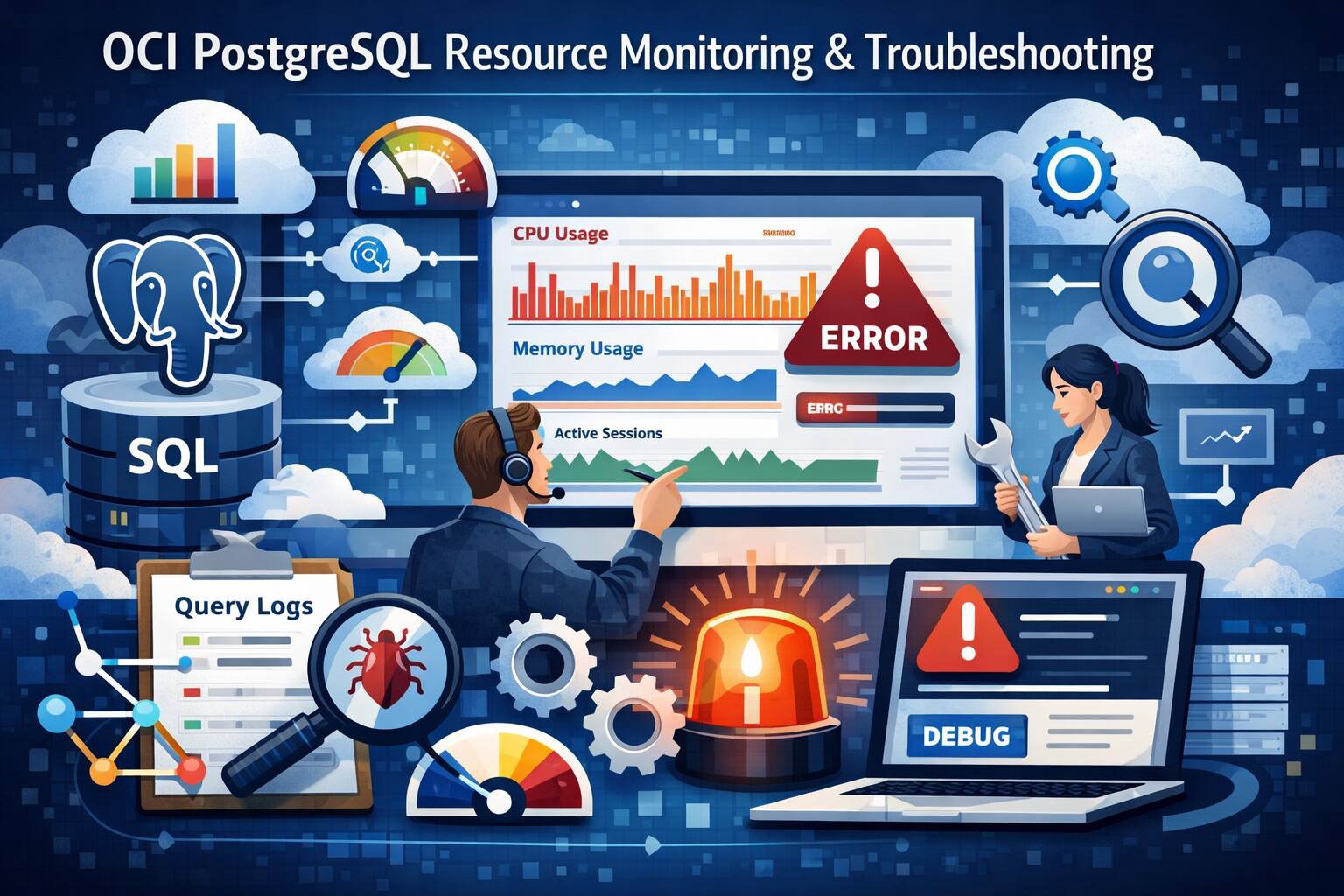 Monitoramento e Troubleshooting no OCI PostgreSQL: Um Guia Prático para Engenharia