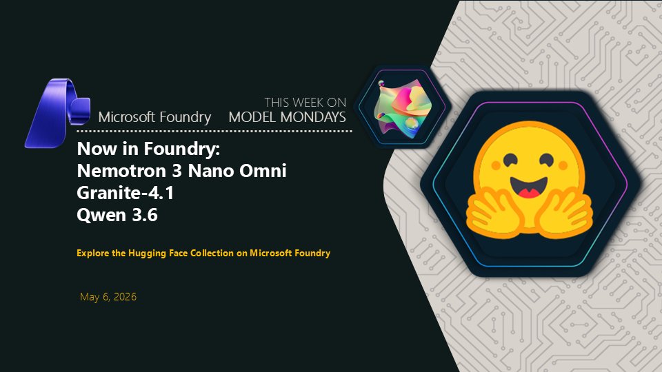 Novos modelos no Azure AI Foundry: o que a introdução do IBM Granite 4.1, NVIDIA Nemotron e Qwen3.6 significa para você?