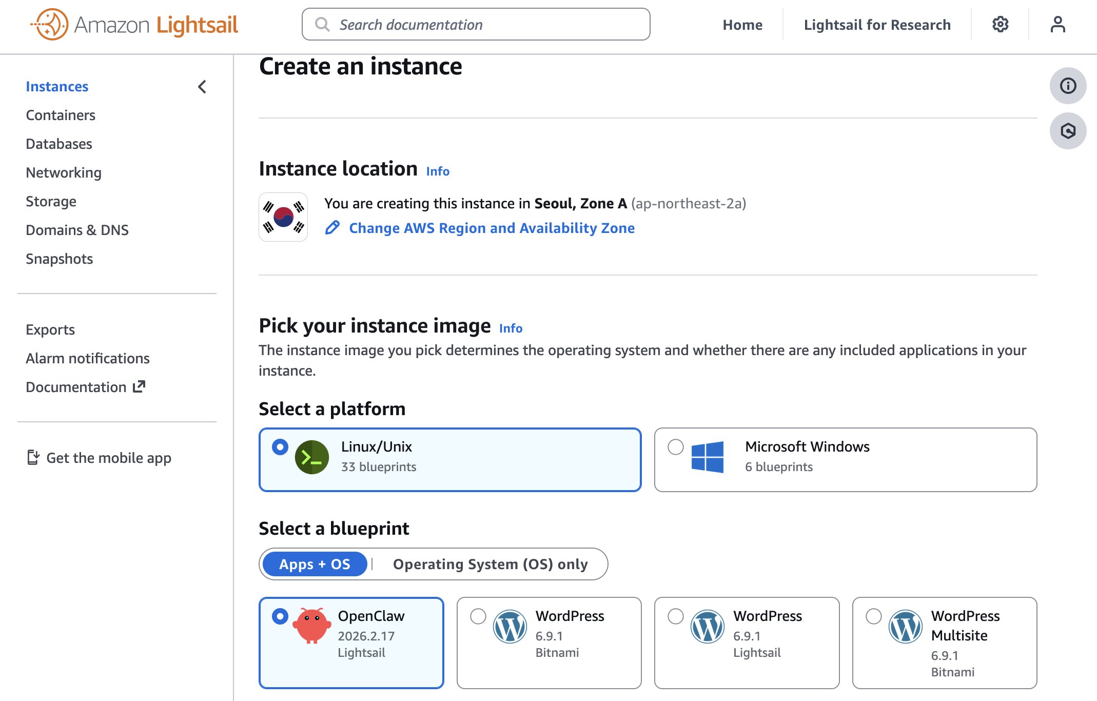 OpenClaw no Amazon Lightsail: Como rodar agentes de IA autônomos e privados com eficiência