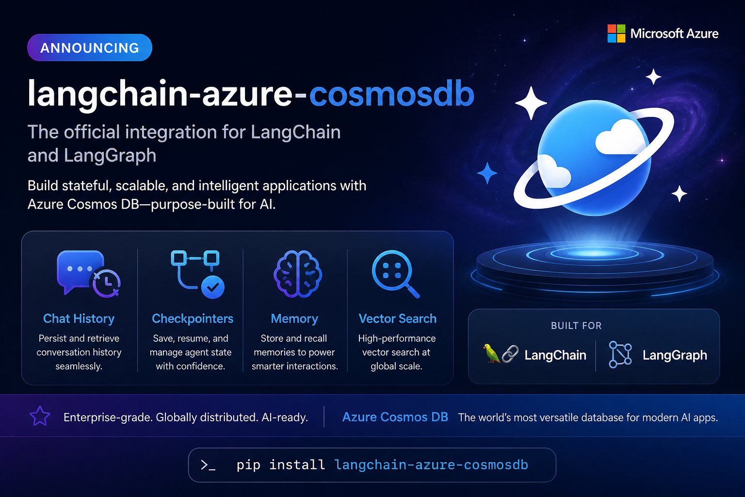 Simplificando a Arquitetura de IA: LangChain e Azure Cosmos DB como Base para Agentes e RAG