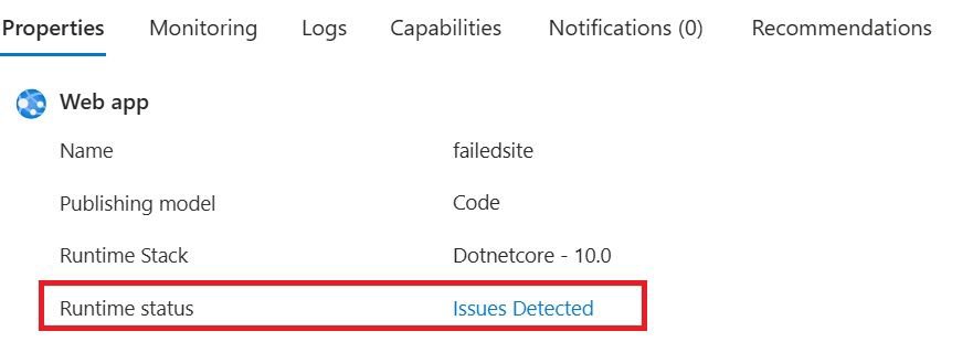 Site Status no Azure App Service para Linux: o novo radar de runtime que todo time de plataforma precisa conhecer